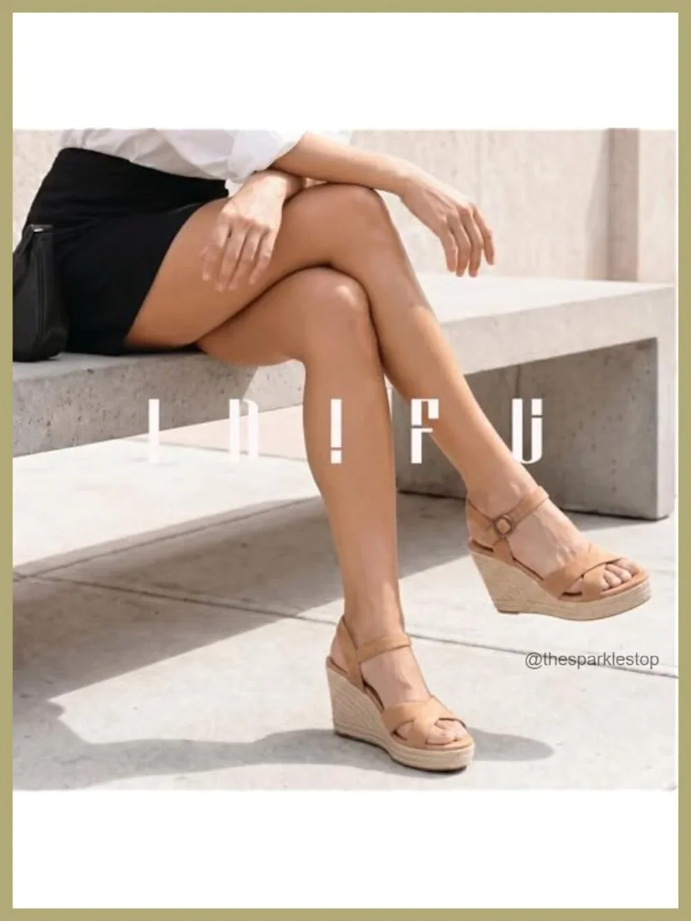 Espadrille Platform Wedge Sandals Strappy Ankle Buckle High Heels